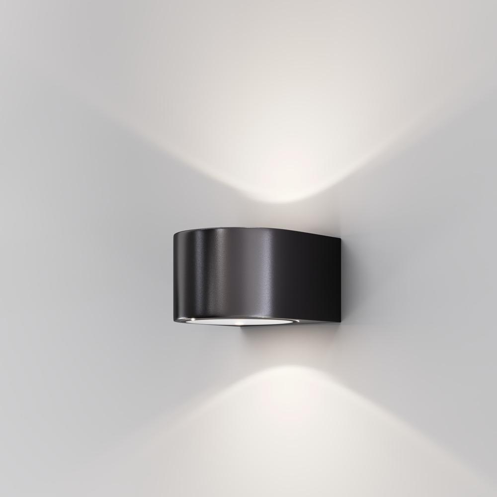 Maytoni Venkovní nástěnné LED svítidlo BLOW, 10W, v. 6,8 cm, CRI80, IP54