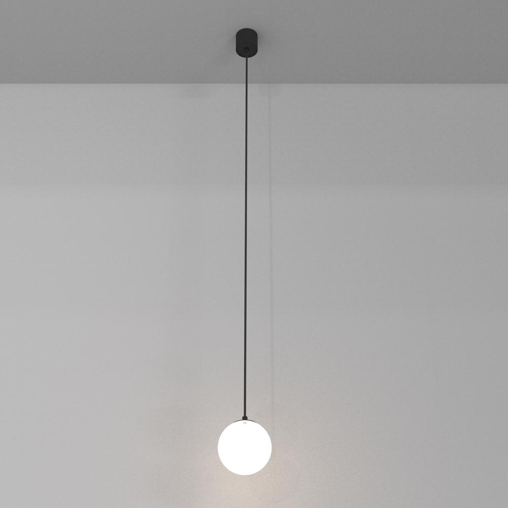 Maytoni Závěsné LED svítidlo LUNA, 5W, 4000K, Ø 10 cm, v. 220 cm, CRI90