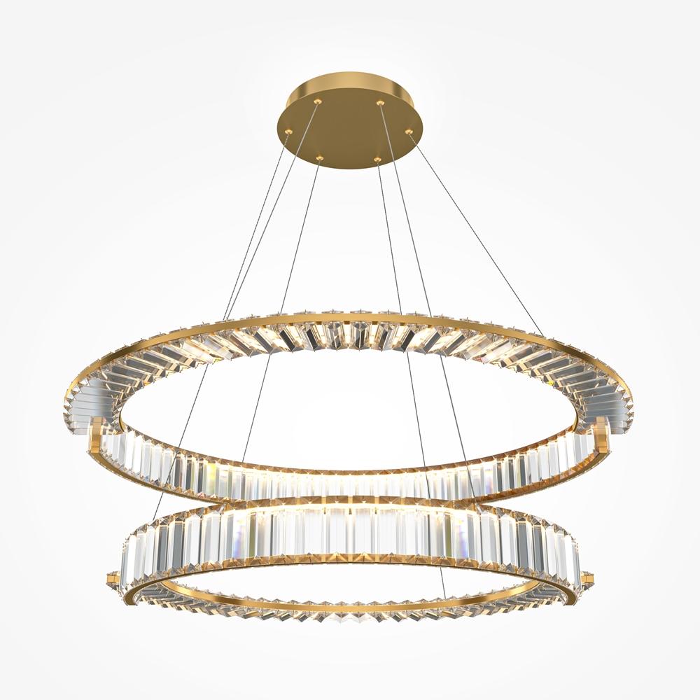 Maytoni Závěsné LED svítidlo KRONE, 90W, 4000K, Ø 80,5 cm, CRI80