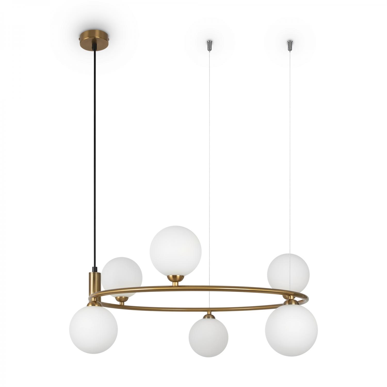 Maytoni Závěsné svítidlo RING, 6xG9, š. 58 cm