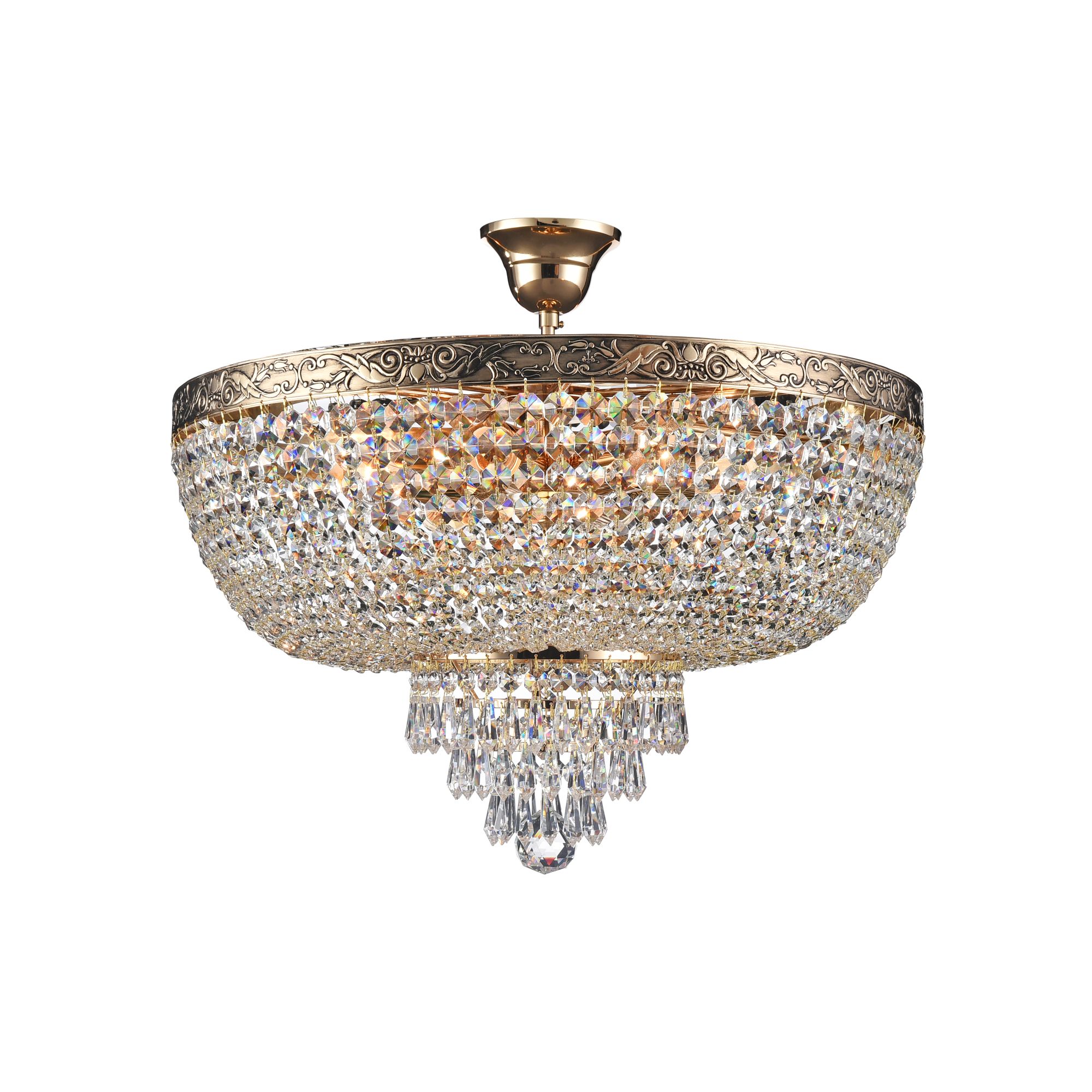Maytoni Křišťálový lustr PALACE, 5xE27, Ø 50 cm