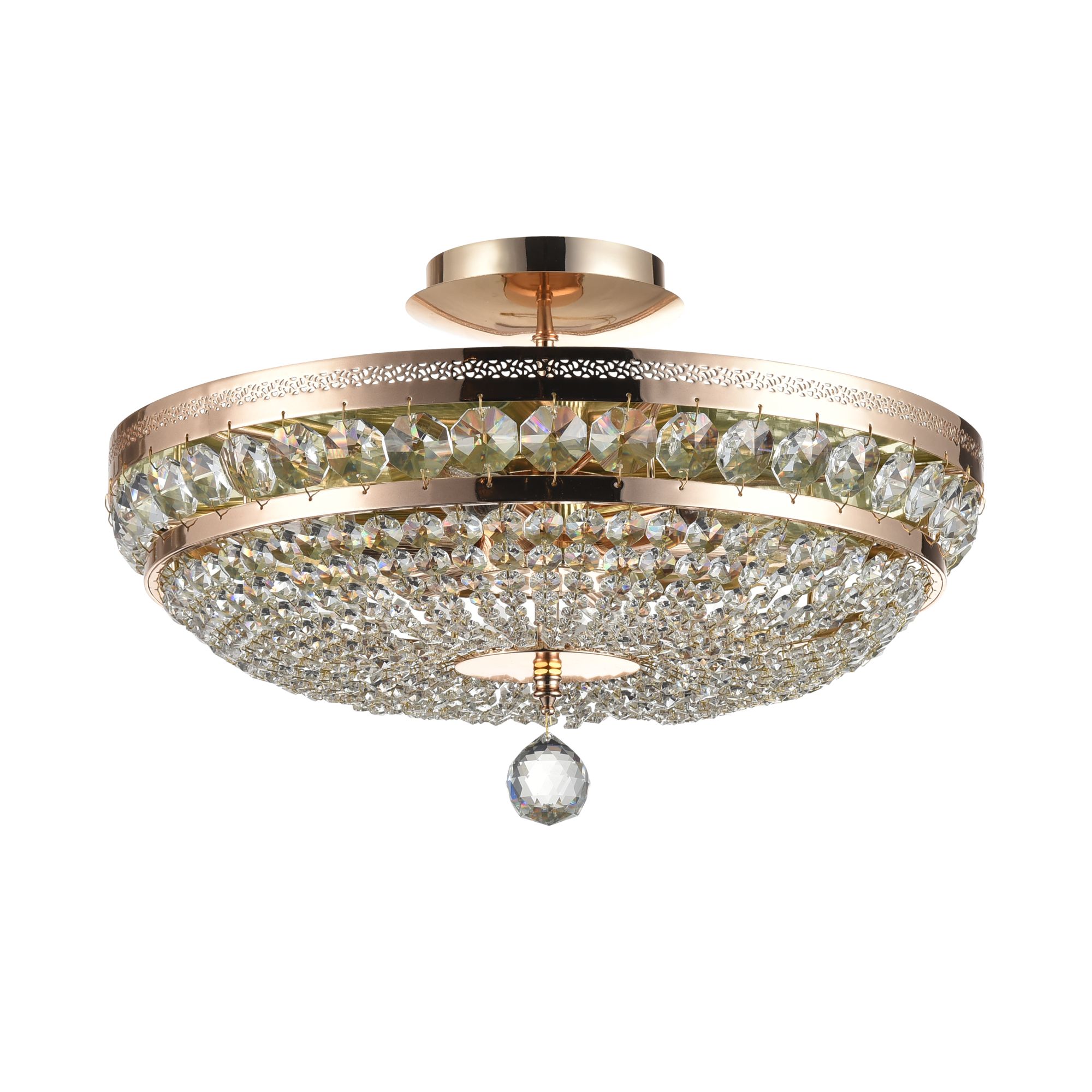 Maytoni Křišťálový lustr OTTILIA, 6xE14, Ø 43,5 cm