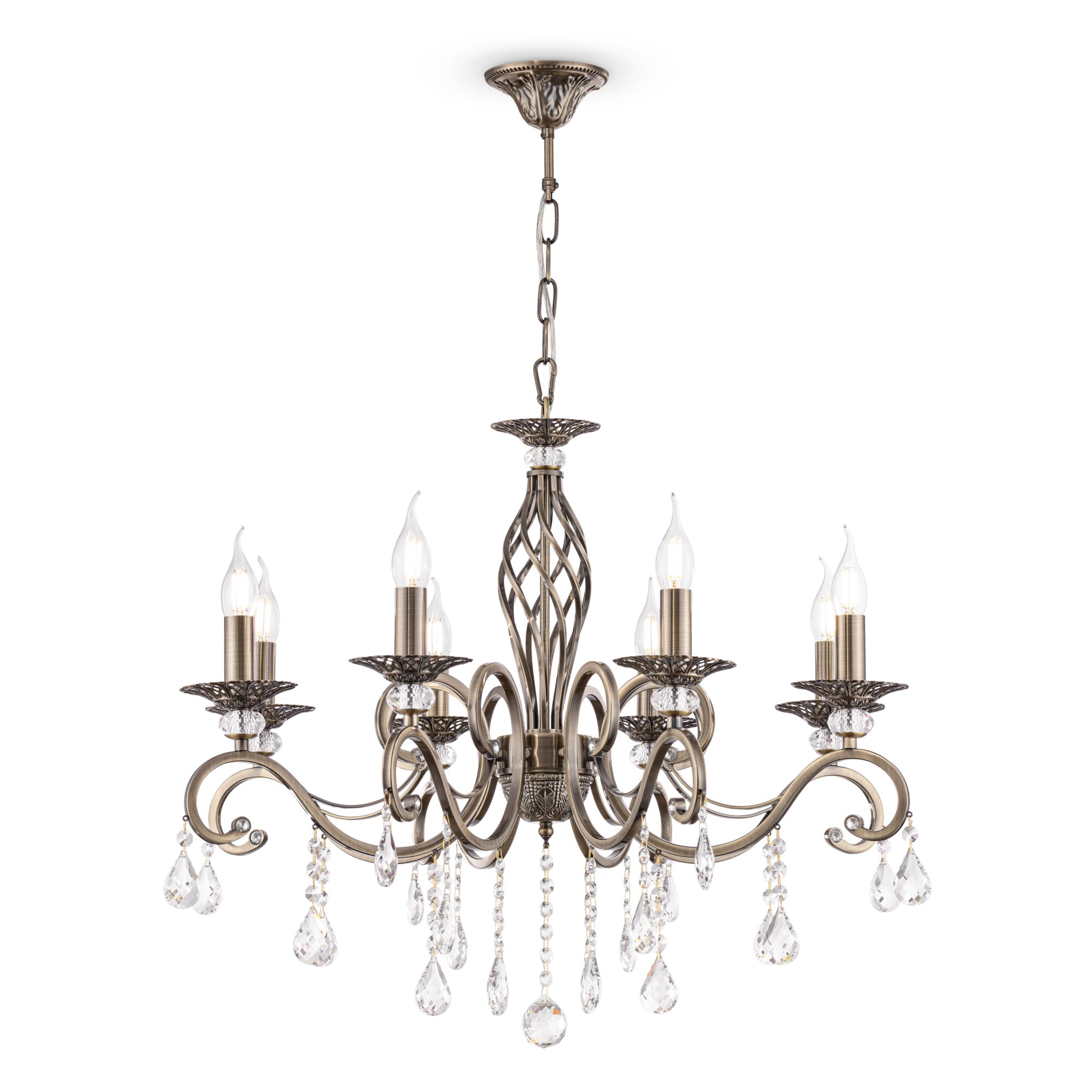 Maytoni Závěsné svítidlo GRACE, 8xE14, Ø 72 cm, v.59 cm