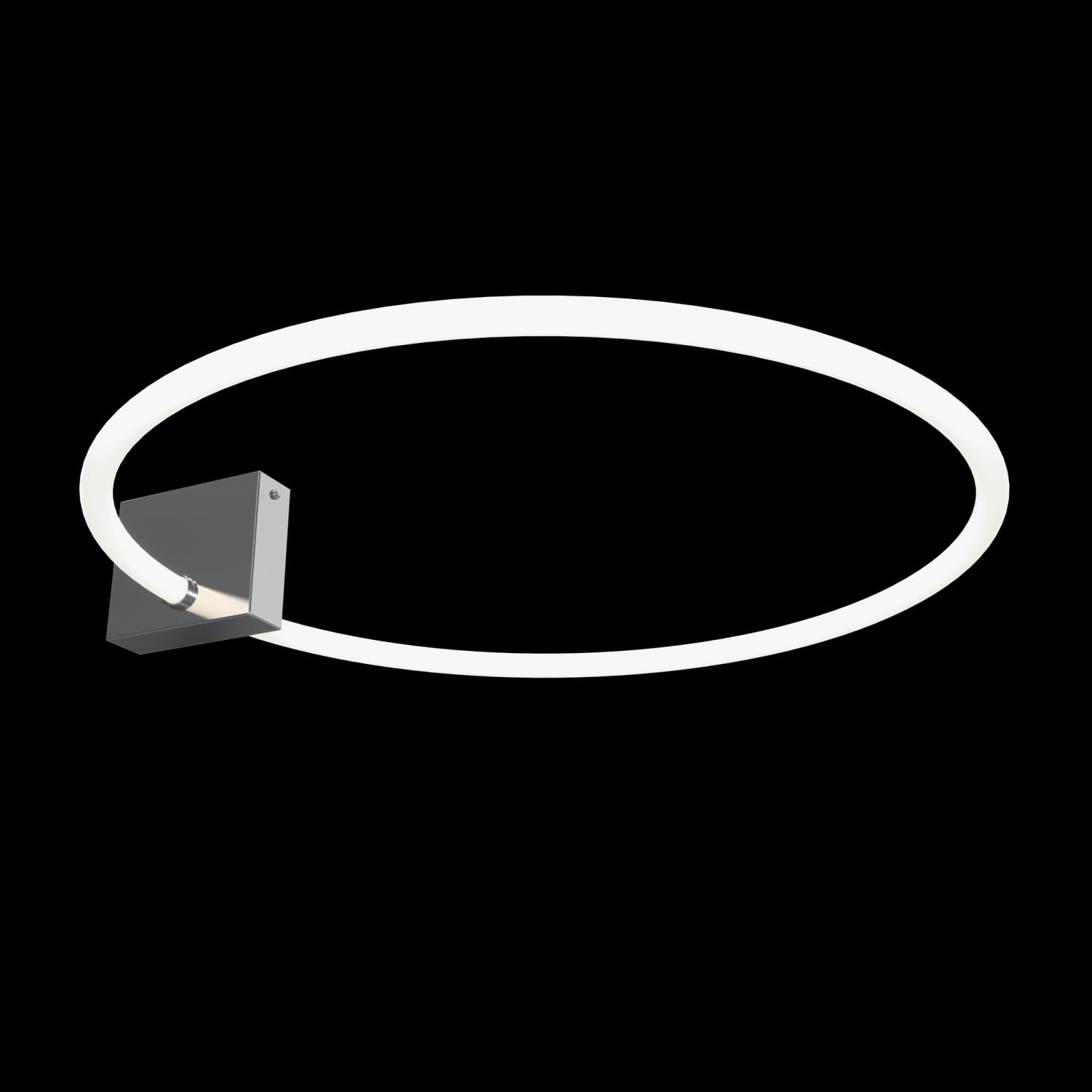 Maytoni Designové stropní LED svítidlo ANILLO, 25W, v. 12 cm, 3000K Barva: Chrom