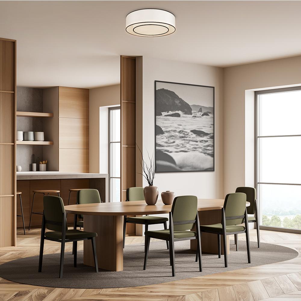 Maytoni Stropní svítidlo BALBO, 60W, ⌀ 52 cm, 3xE27 Barva: Bíla/Černá