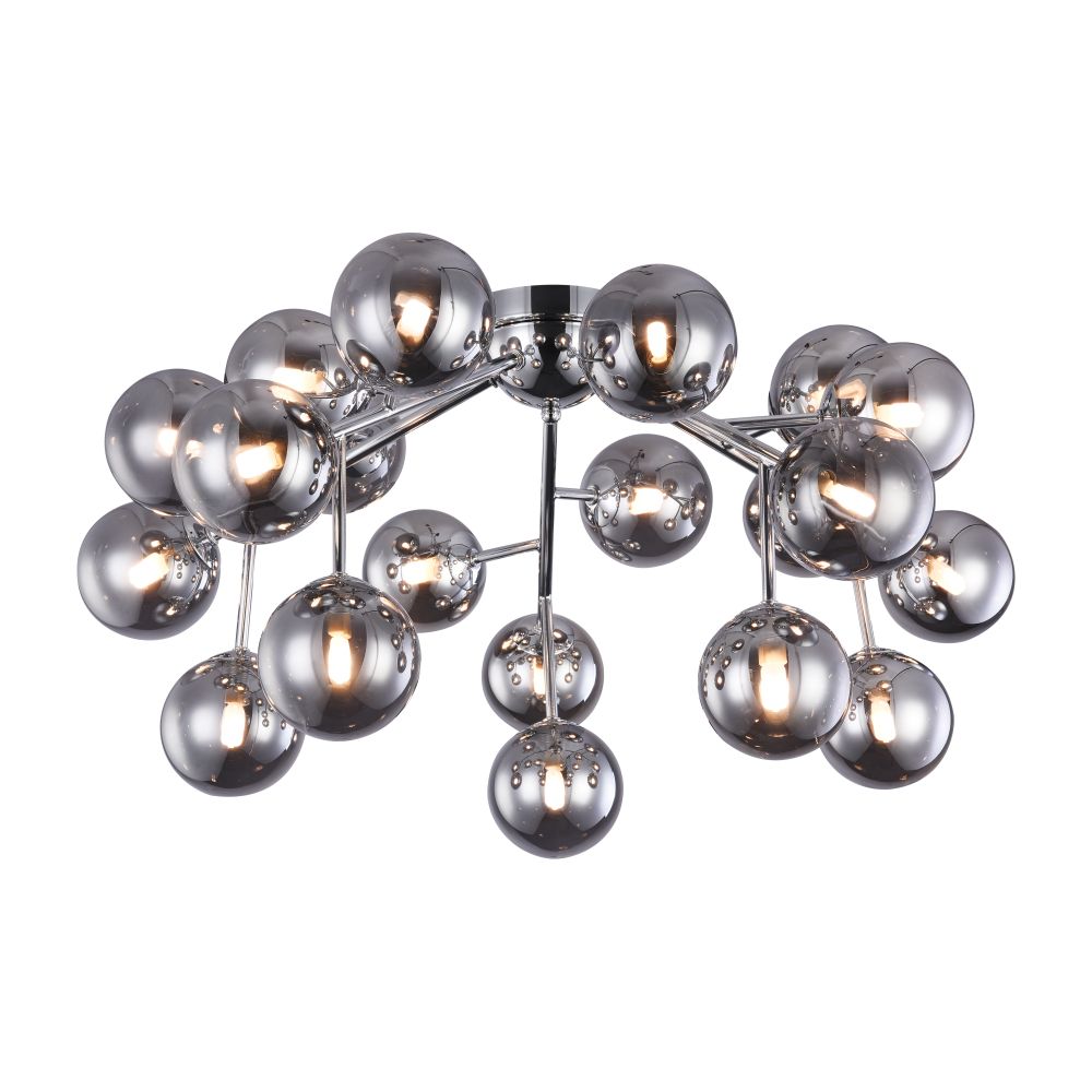 Maytoni Luxusní stropní svítidlo DALLAS, 28W, v. 22,5 cm, 20xG9 Barva: Chrom