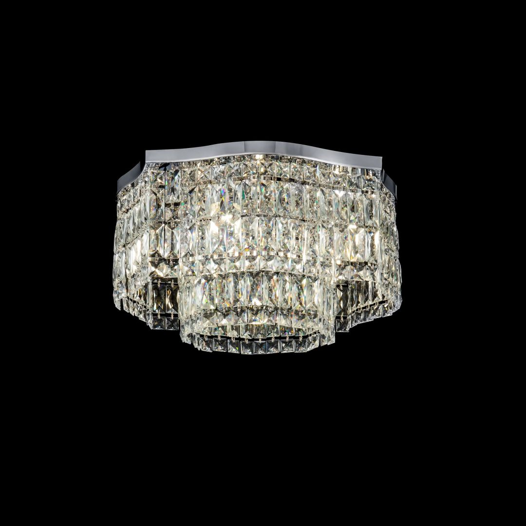 Maytoni Luxusní stropní svítidlo DUNE, 60W, d. 45 cm, 6xE14 Barva: Chrom