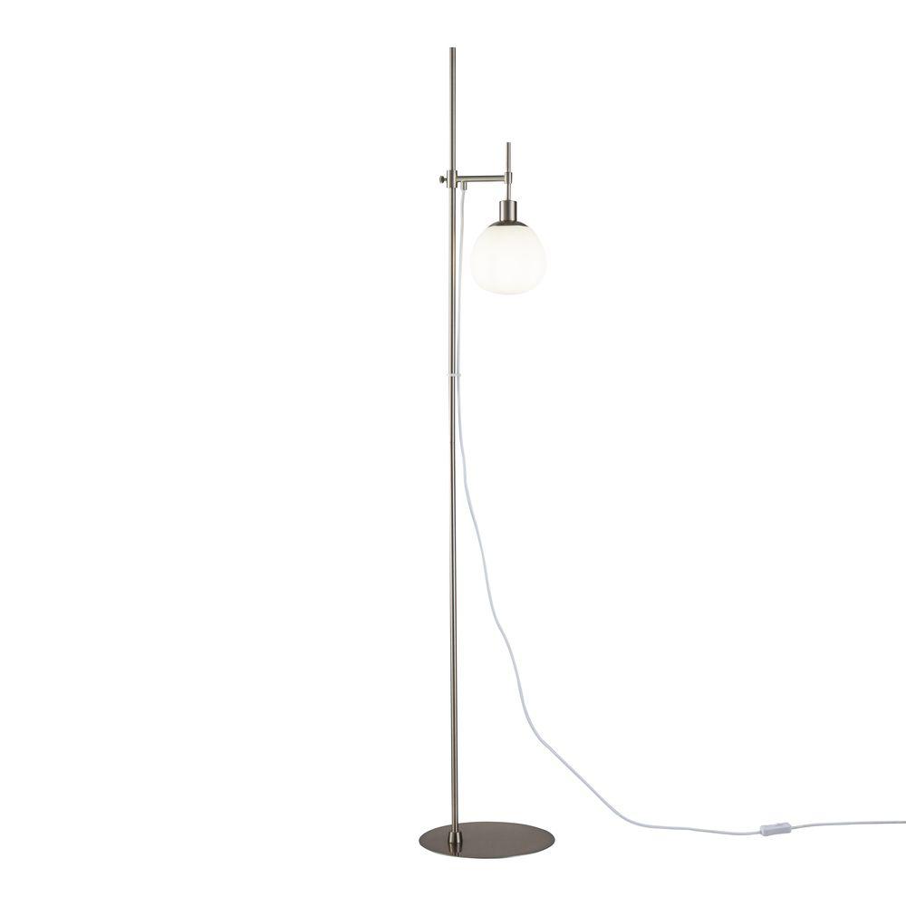 Maytoni Stojací lampa ERICH, 40W, v. 155 cm, 1xE14 Barva: Nikl
