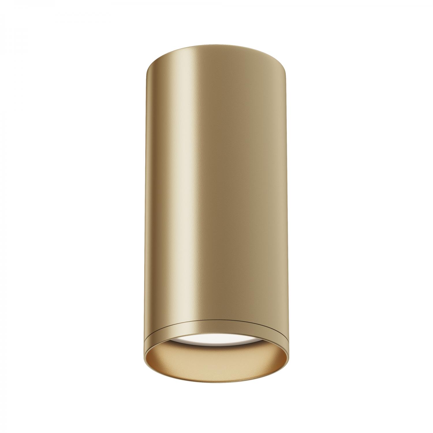 Maytoni Moderní stropní svítidlo FOCUS, v. 13 cm, 1xGU10 Barva: Matná zlatá