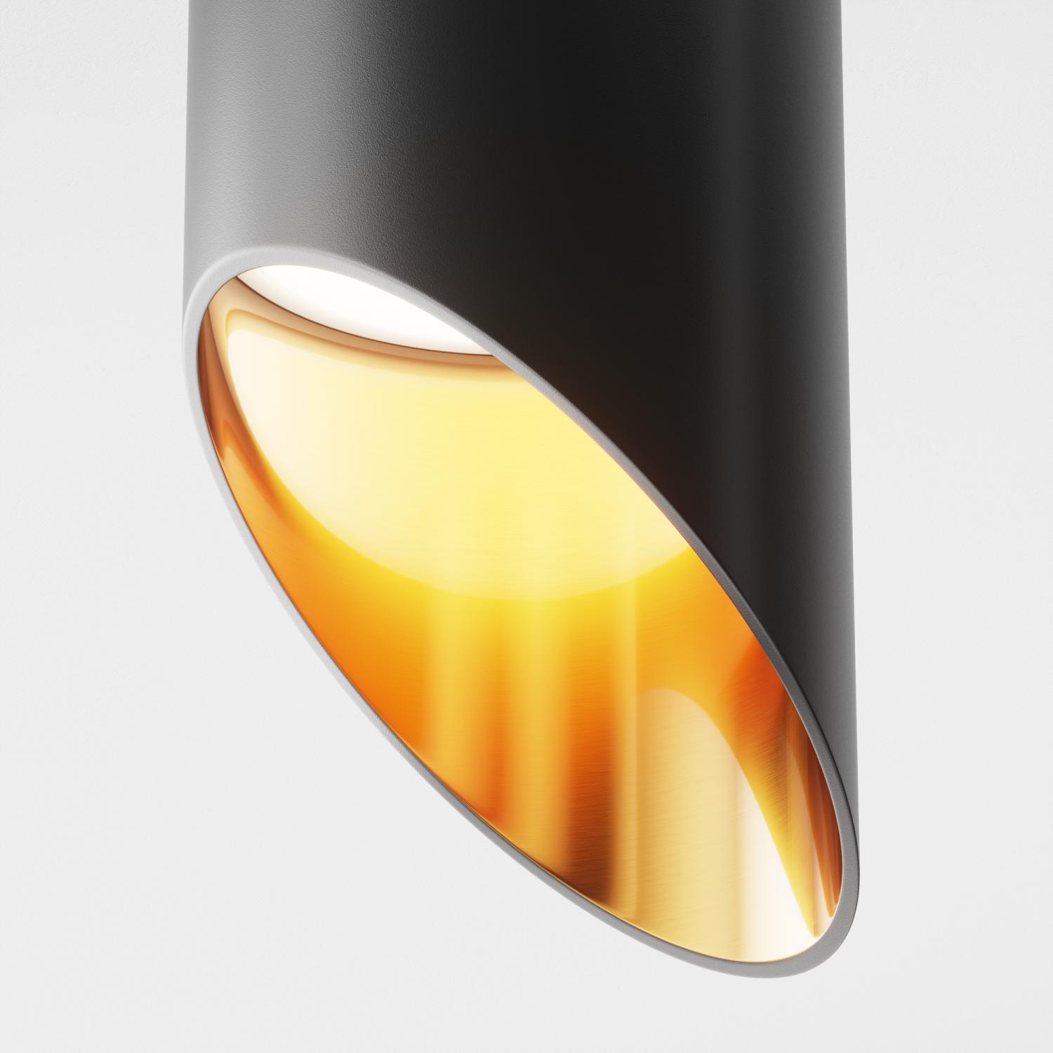 Maytoni Designové stropní svítidlo LIPARI, 12W, v. 15 cm, 1xG10 Barva: Černá