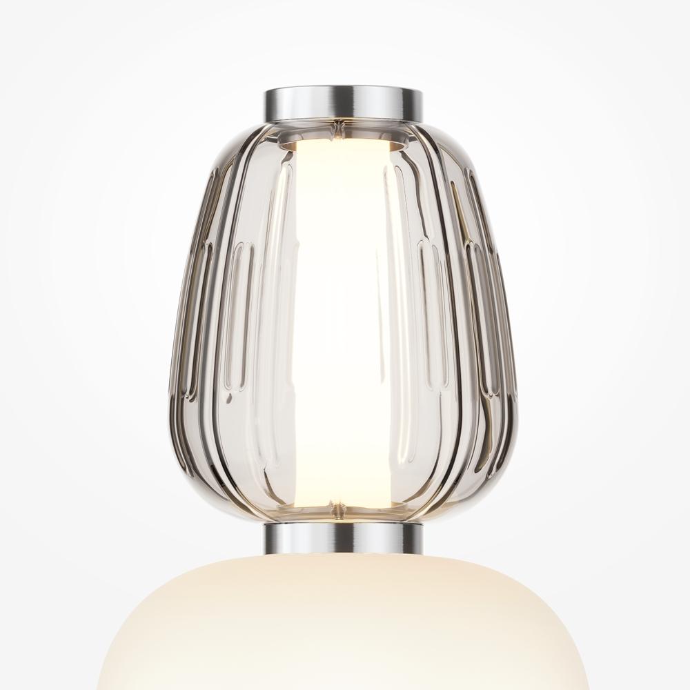Maytoni Designová stojací LED lampa PATTERN, 32W, v. 165,5 cm, 3000K Barva: Chrom