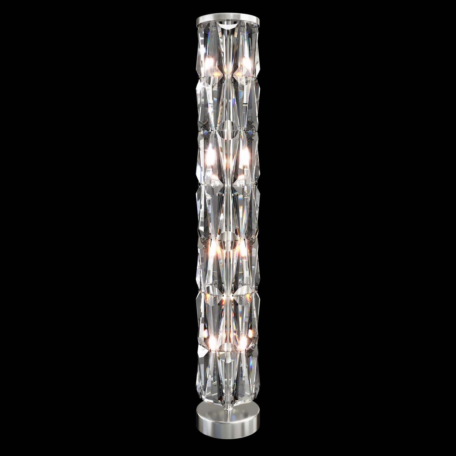 Maytoni Luxusní stojací lampa PUNTES, 60W, v. 126,5 cm, 8xE14 Barva: Chrom