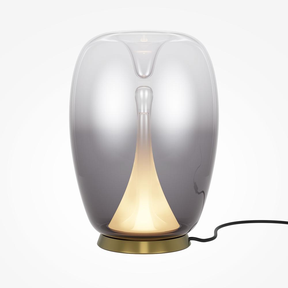 Maytoni Designová stolní LED lampa SPLASH, 9W, v. 27,2 cm, 3000K Barva: Kouřová