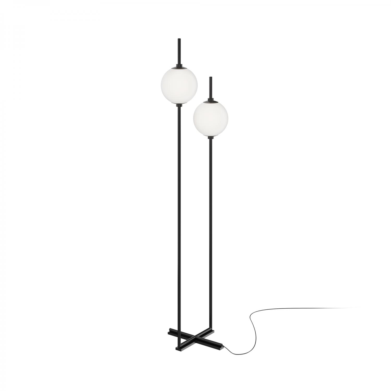 Maytoni Stojací LED lampa THE SIXTH SENSE, 12W, v. 150 cm, 3000K Barva: Mosaz