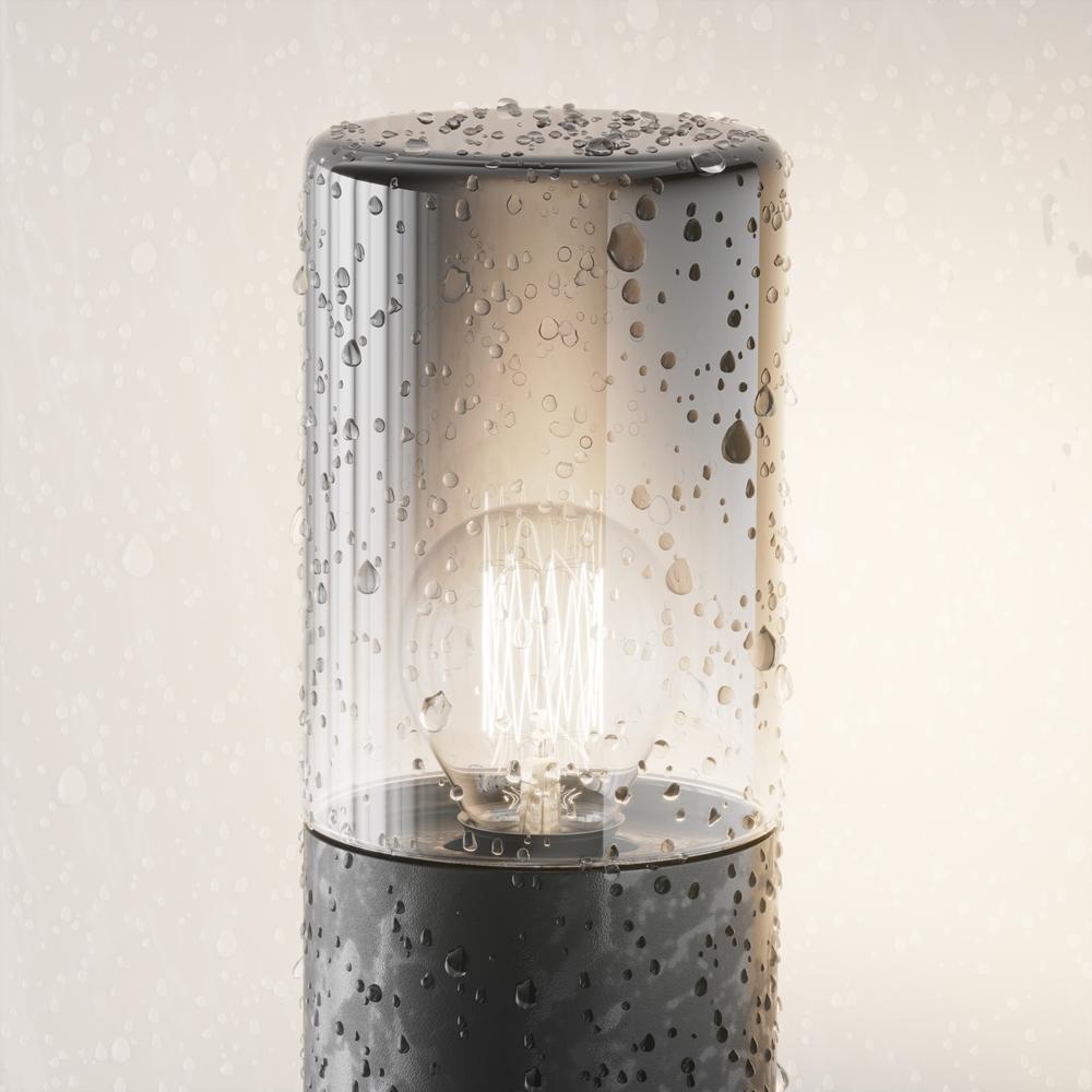 Maytoni Designové venkovní sloupkové svítidlo AMAS, 60W, v. 80 cm, 1xE27, IP54