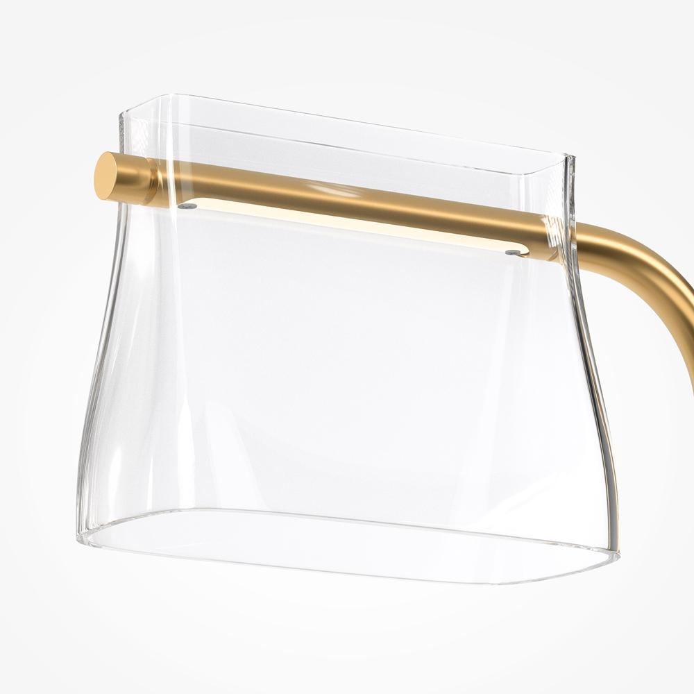 Maytoni Luxusní stojací LED lampa CABARET, 8W, v. 126,5 cm, 3000K