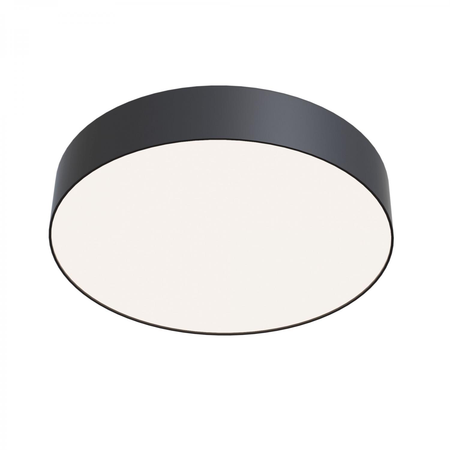 Maytoni Moderní stropní LED svítidlo ZON, 35W, ⌀ 30 cm, 4000K Barva: Černá