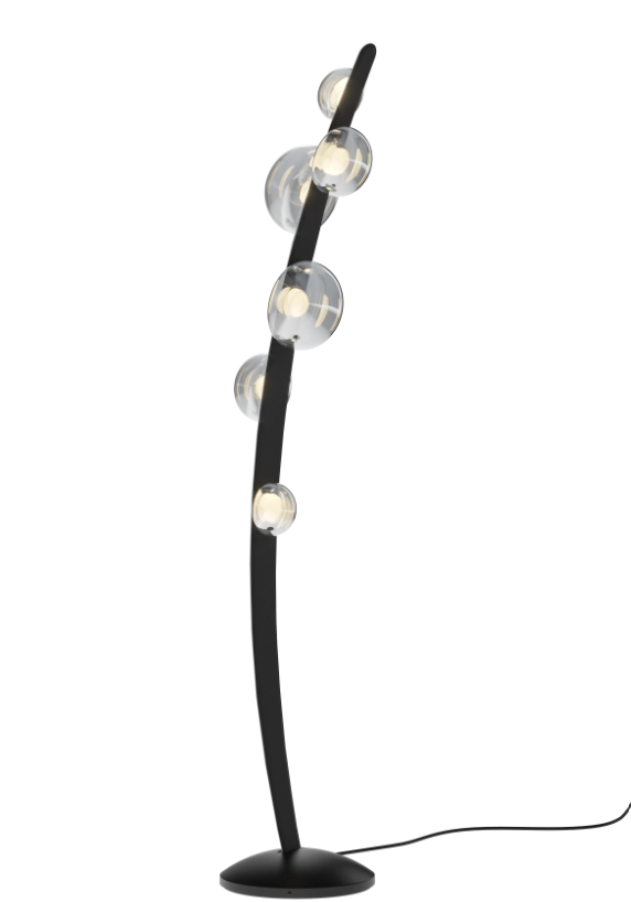 Luxusní stojací lampa Bomma Dew drops Stmívání: TRIAC