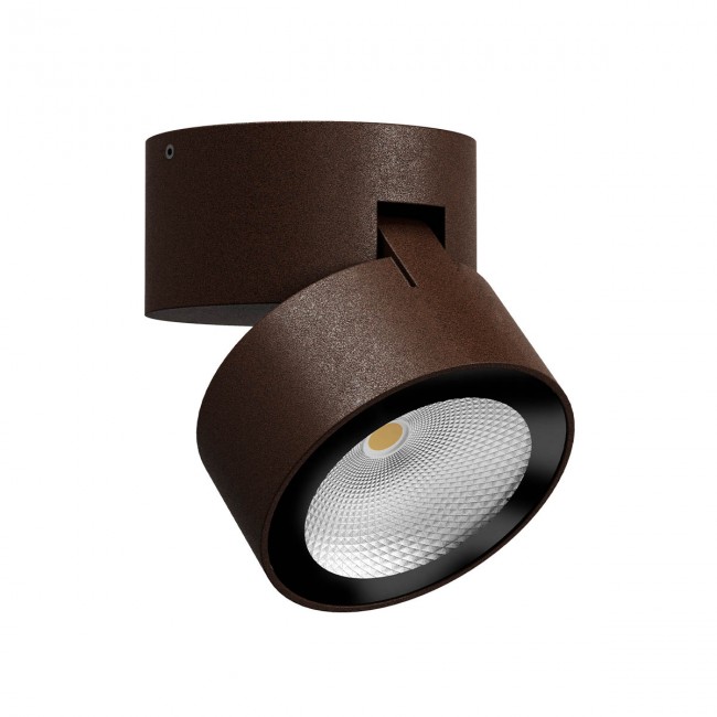 Redo Venkovní nastavitelné nástěnné/stropní LED svítidlo SHAFT, IP65, ø9cm Barva: Rezavá