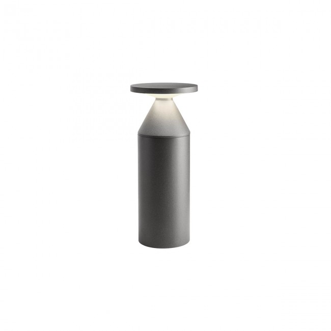 Redo Stylový venkovní LED sloupek BIRO v. 30 cm, IP65 Barva: Antracit