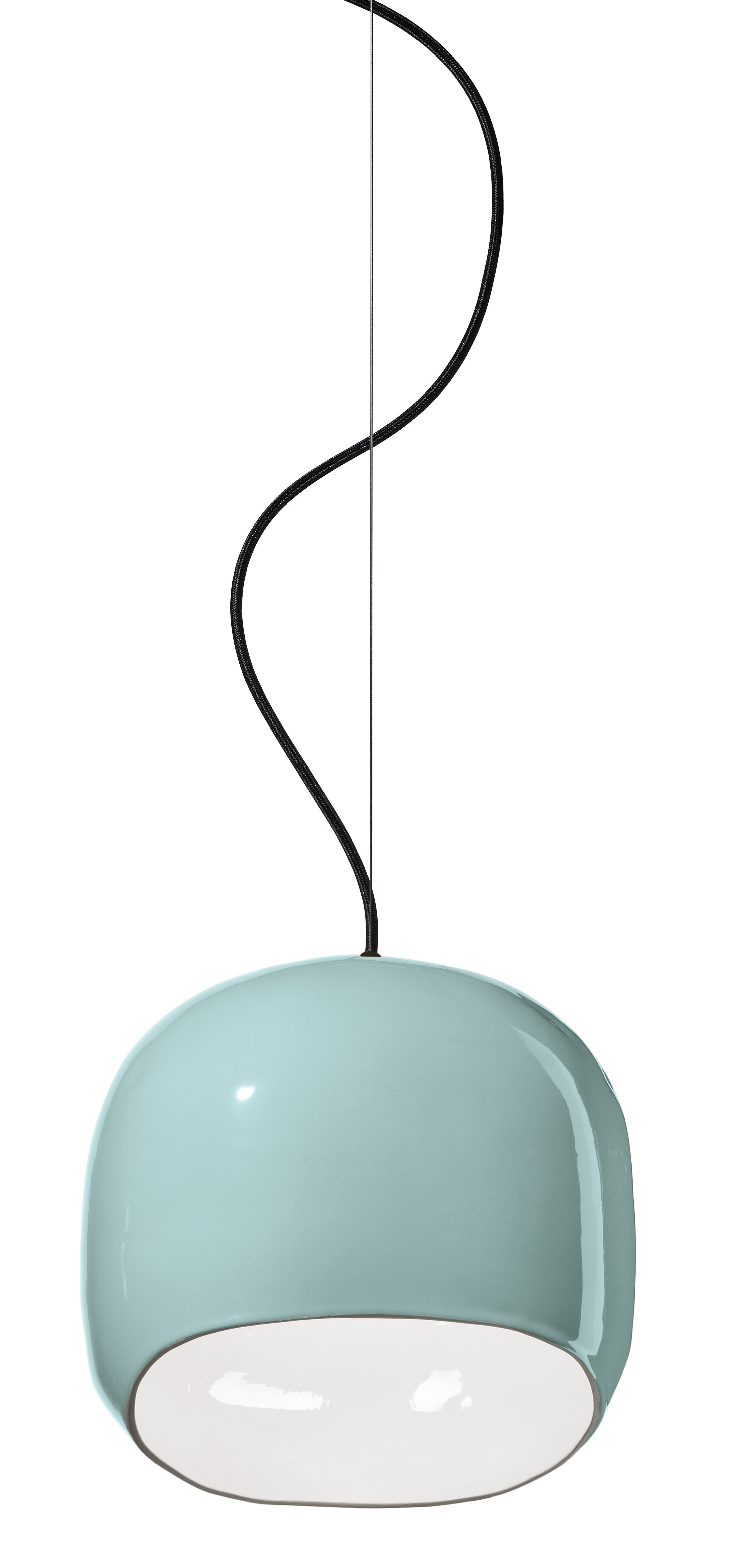 Ferroluce Závěsné svítidlo AYRTON, š. 29 cm, 1xE27 Barva: Světle modrá
