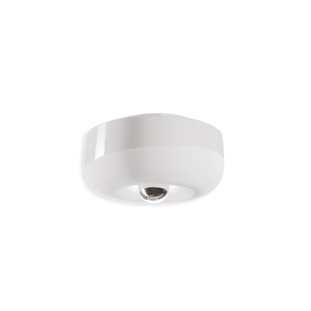 Ferroluce Stropní svítidlo BELLOTA, ∅ 27 cm, 1xE27 Barva: Bílá