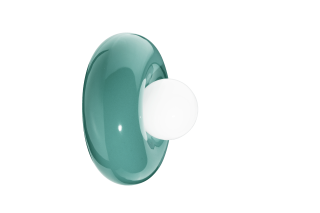 Ferroluce Nástěnné svítidlo BUMBUM, ∅ 25 cm, 1xG9 Barva: tyrkysová