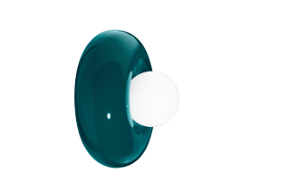 Ferroluce Nástěnné svítidlo BUMBUM, ∅ 25 cm, 1xG9 Barva: Olivová zelená