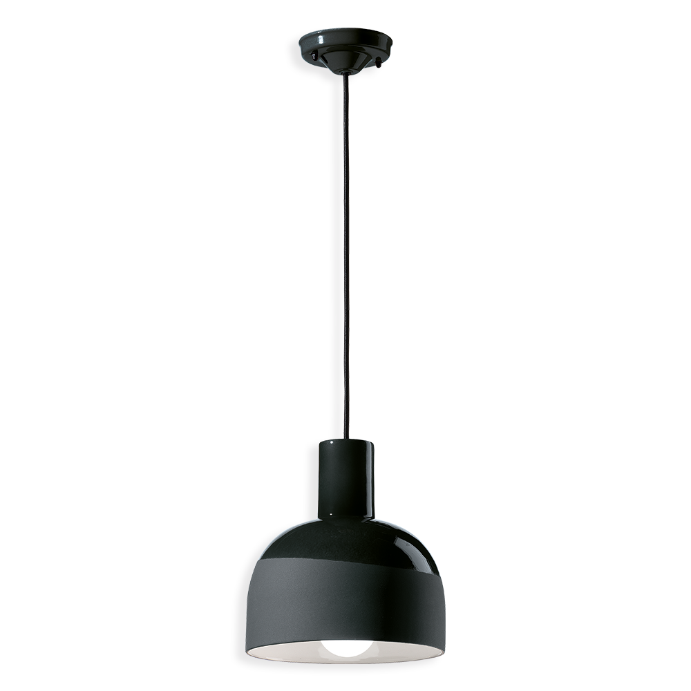 Ferroluce Závěsné svítidlo CAXIXI, ∅ 22,5 cm, 1xE27 Barva: Černá
