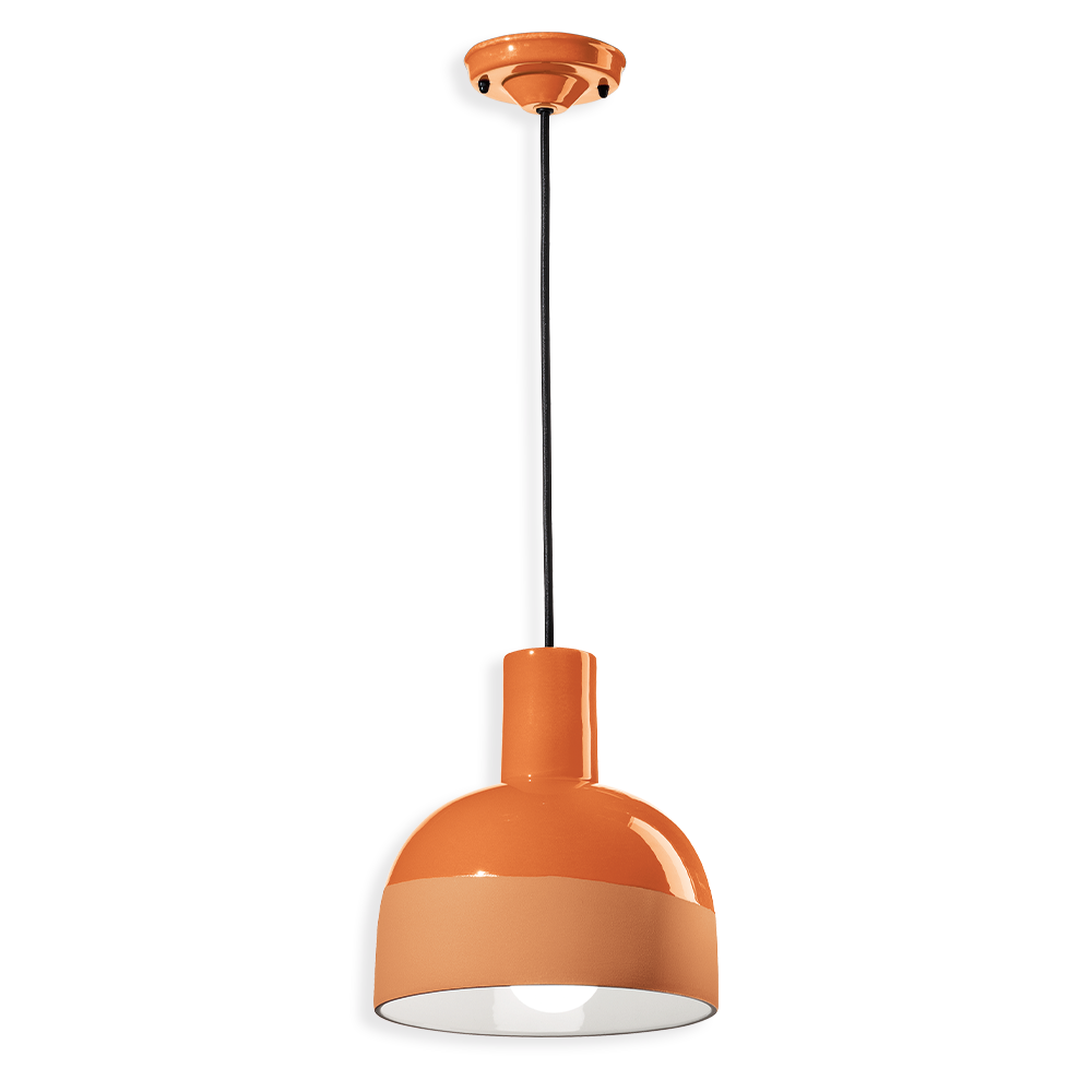 Ferroluce Závěsné svítidlo CAXIXI, ∅ 22,5 cm, 1xE27 Barva: Oranžová