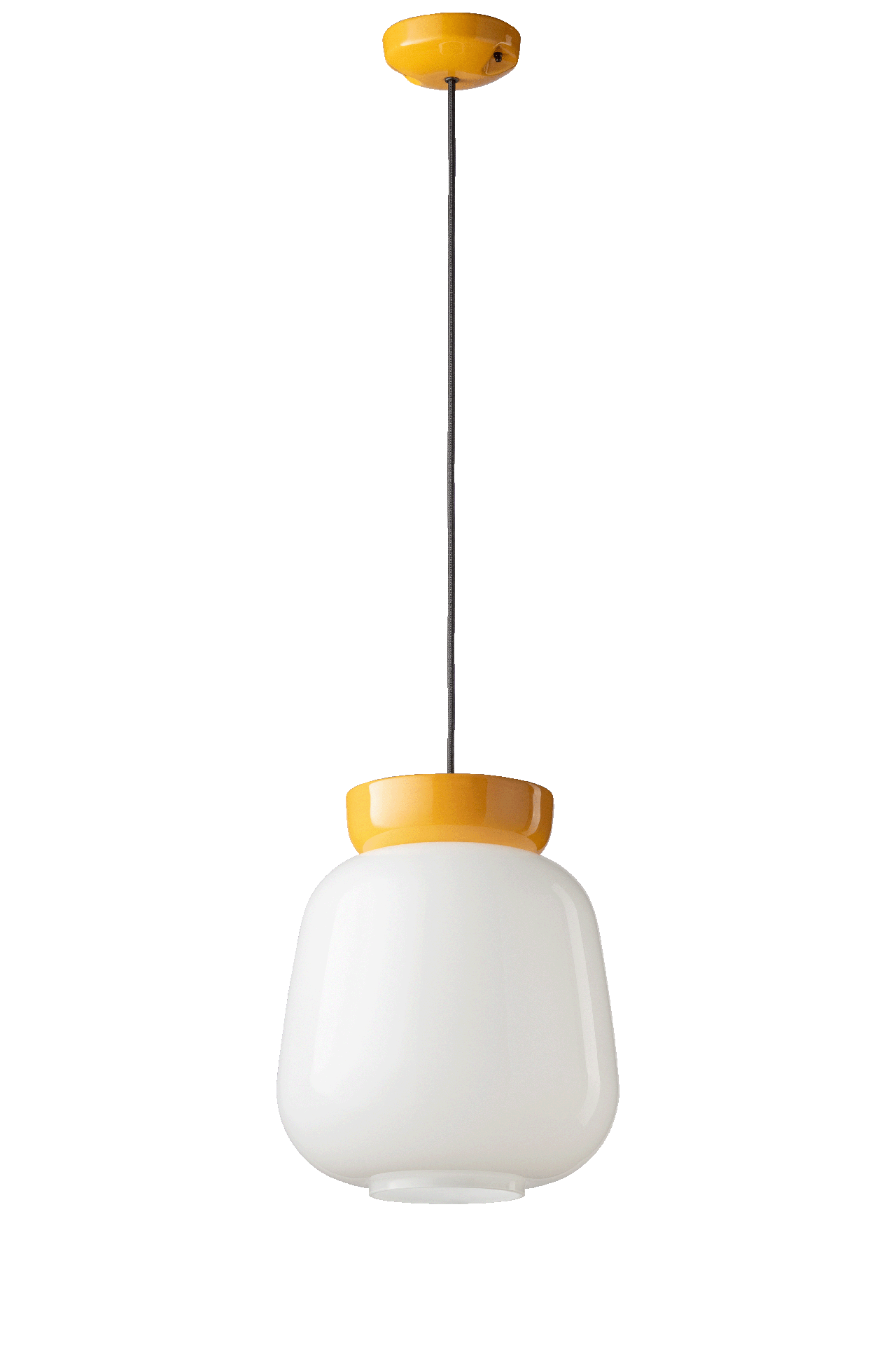 Levně Ferroluce Závěsné svítidlo CORCOVADO, ∅ 29 cm, 1xE27 Barva: Žlutá