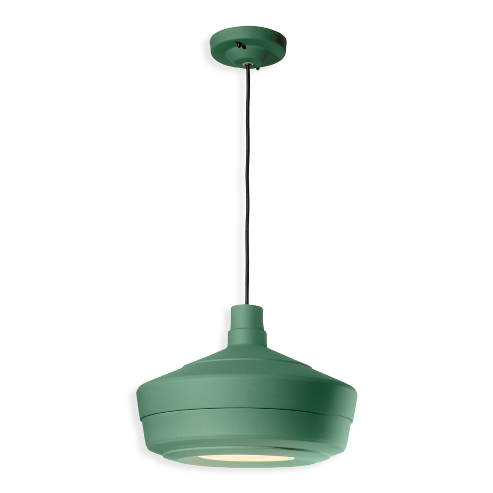 Ferroluce Závěsné designové svítidlo CHURUATA, ∅ 36 cm, 1xE27 Barva: Zelená
