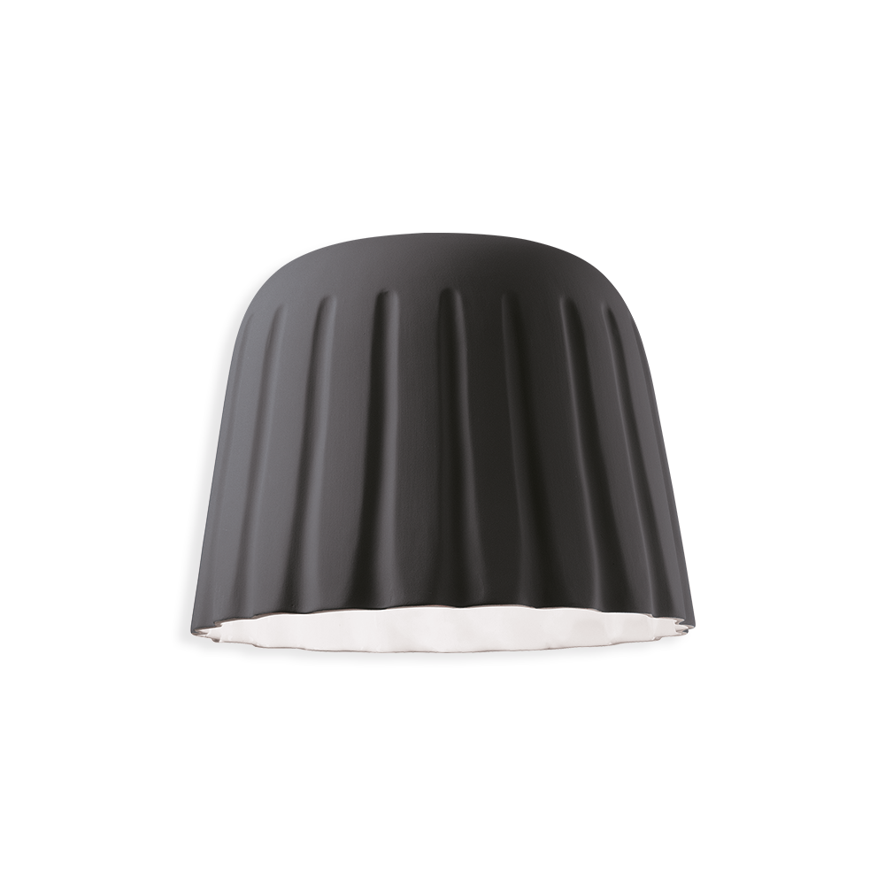 Ferroluce Stropní svítidlo MADAME GRES, ∅ 40 cm, v. 29 cm, 1xE27 Barva: Černá