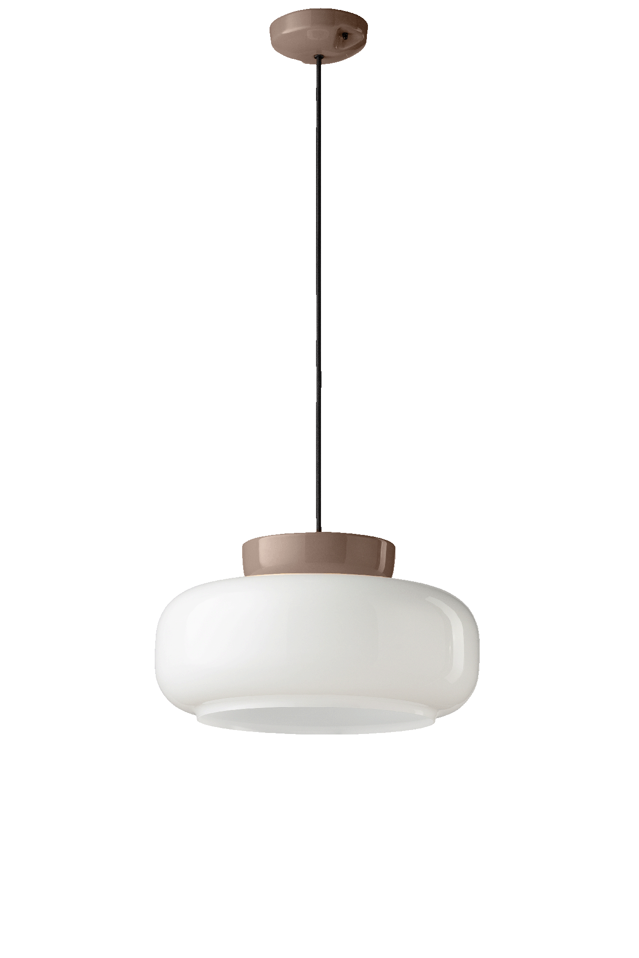Ferroluce Závěsné svítidlo MARACANA', ∅ 37 cm, v. 20 cm, 1xE27 Barva: Hnědá
