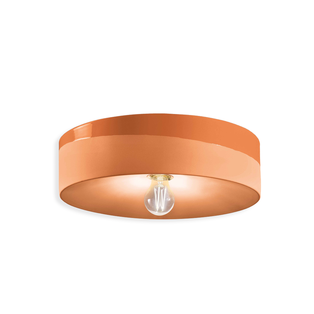 Ferroluce Stropní svítidlo PL, ∅ 40 cm, 1xE27 Barva: Oranžová