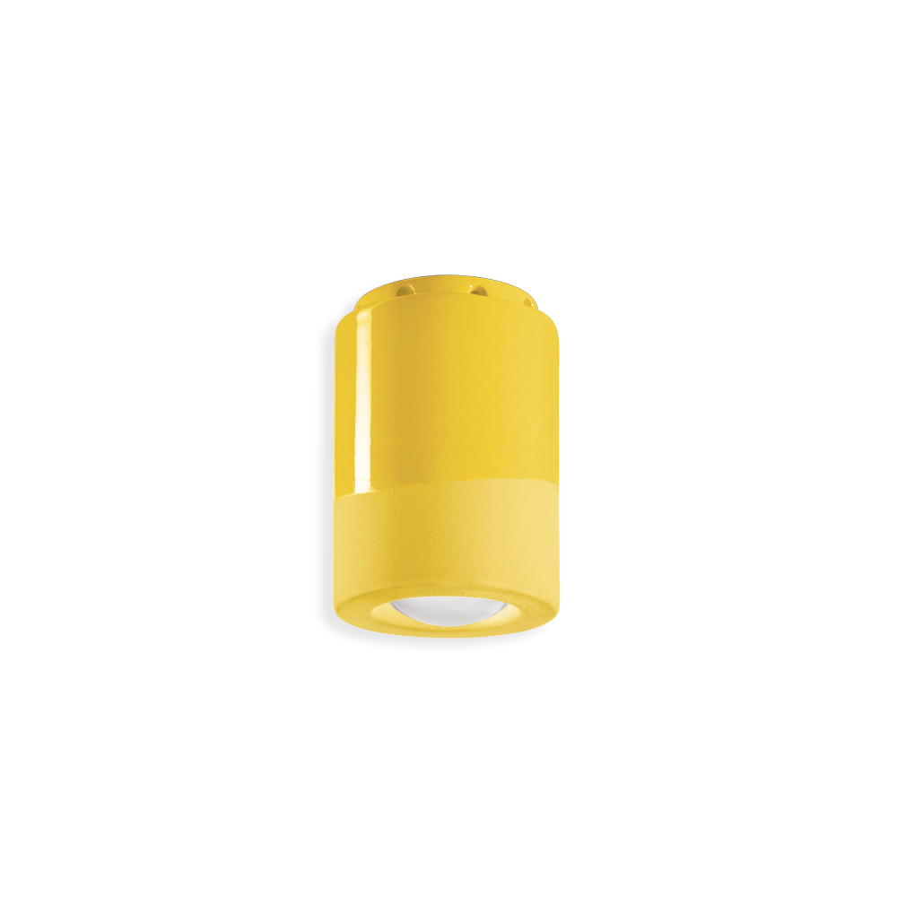 Ferroluce Stropní svítidlo PL, v. 12 cm, 1x E14 Barva: Citronová žlutá
