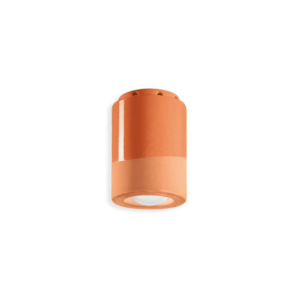 Ferroluce Stropní svítidlo PL, v. 12 cm, 1x E14 Barva: Oranžová