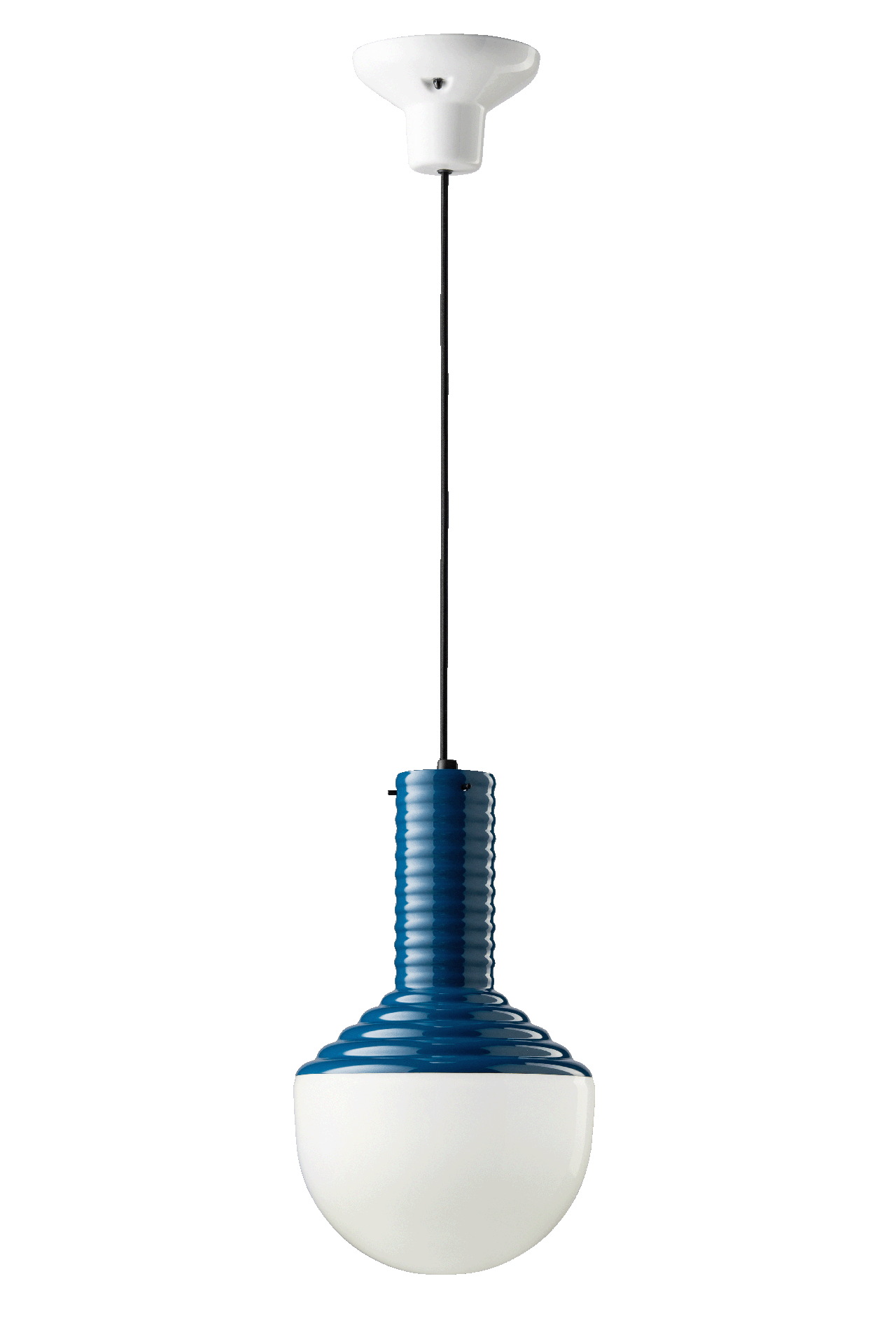 Ferroluce Závěsné svítidlo SELARON, v. 39 cm, 1xE27 Barva: Modrá
