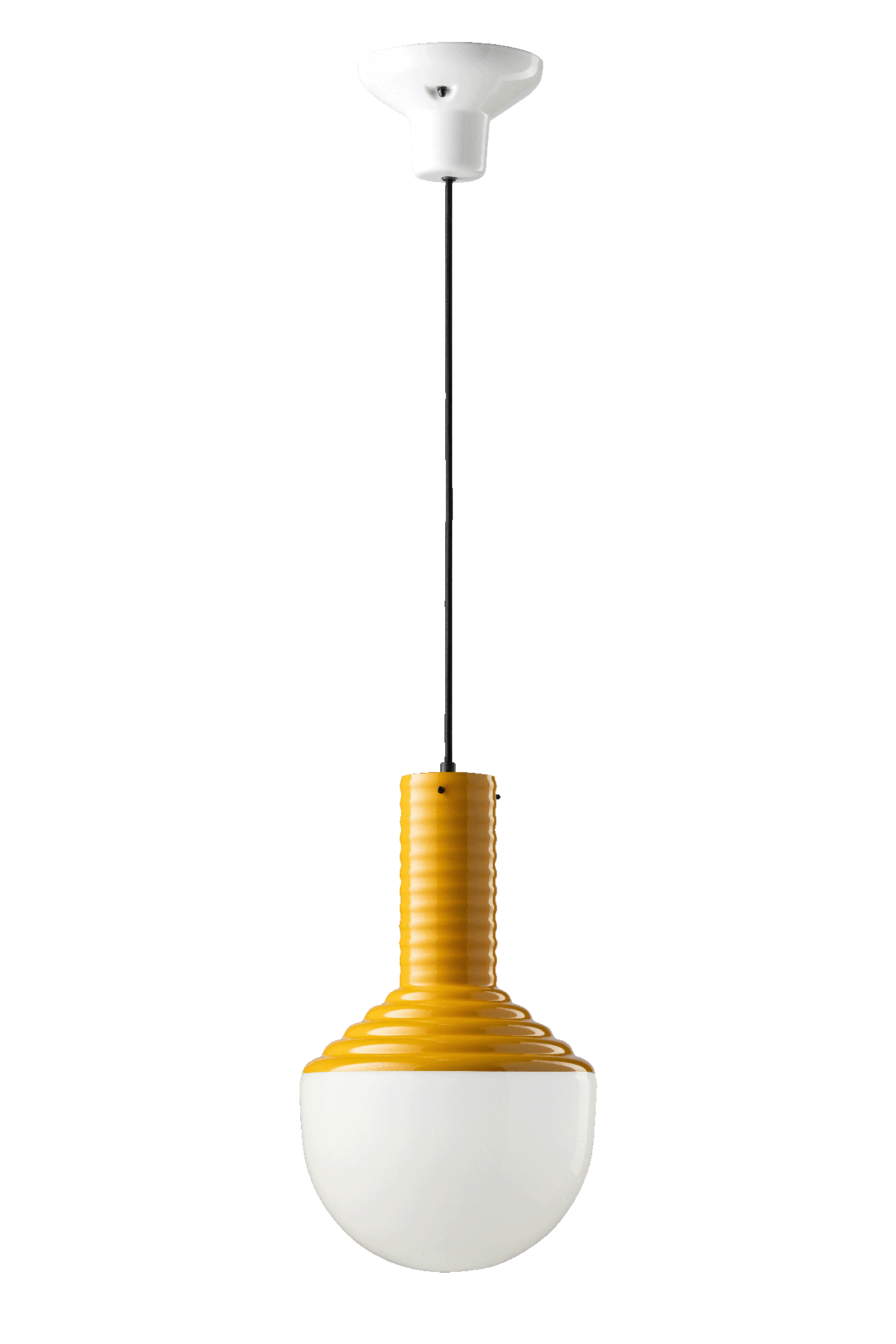 Ferroluce Závěsné svítidlo SELARON, v. 39 cm, 1xE27 Barva: Žlutá