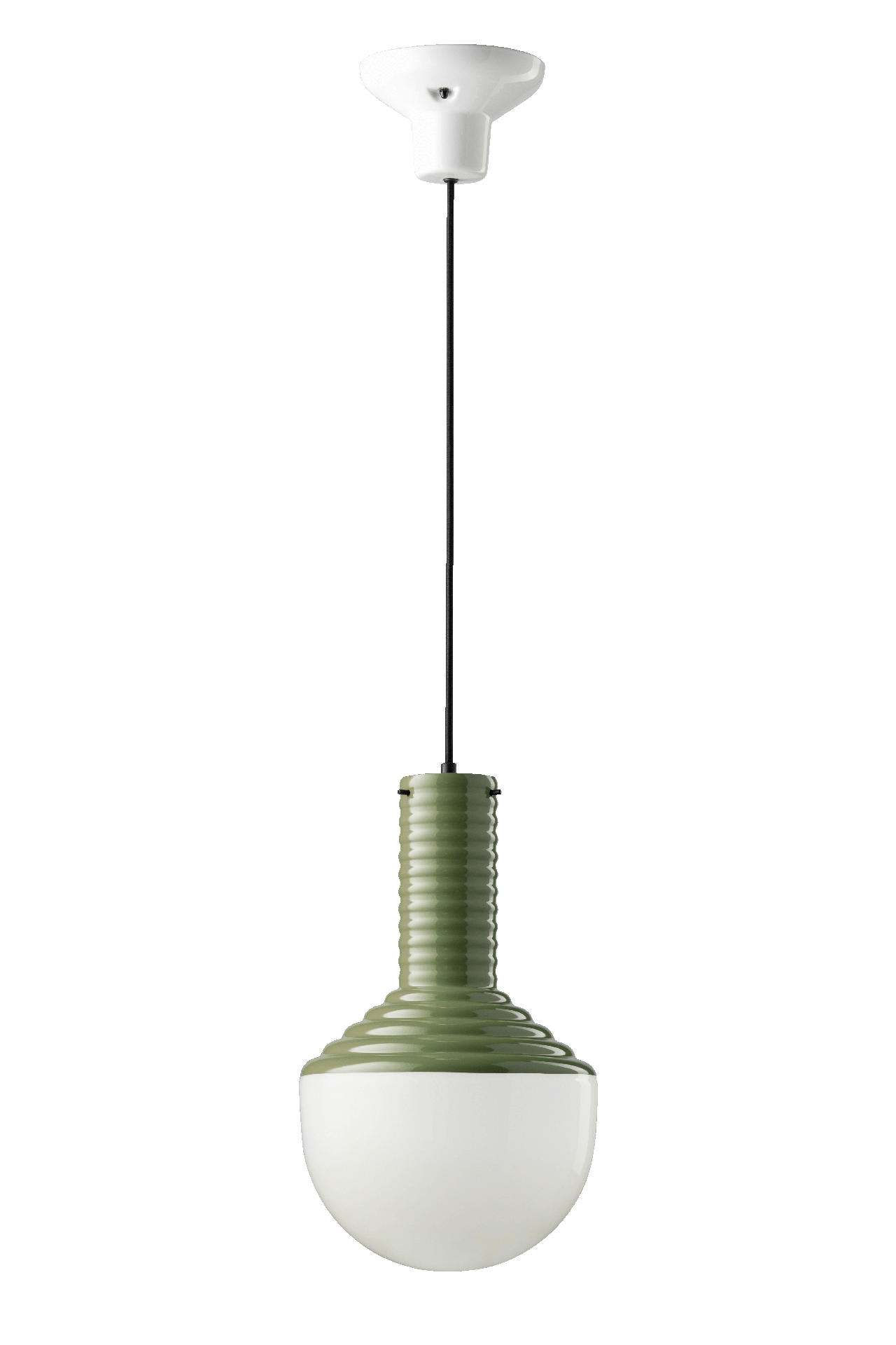 Ferroluce Závěsné svítidlo SELARON, v. 39 cm, 1xE27 Barva: Zelená