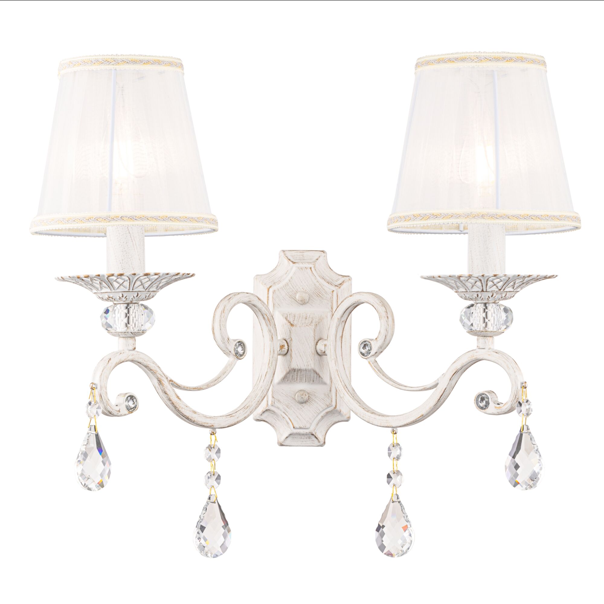 Levně Maytoni Nástěnné LED svítidlo GRACE, 2xE14, v. 39 cm