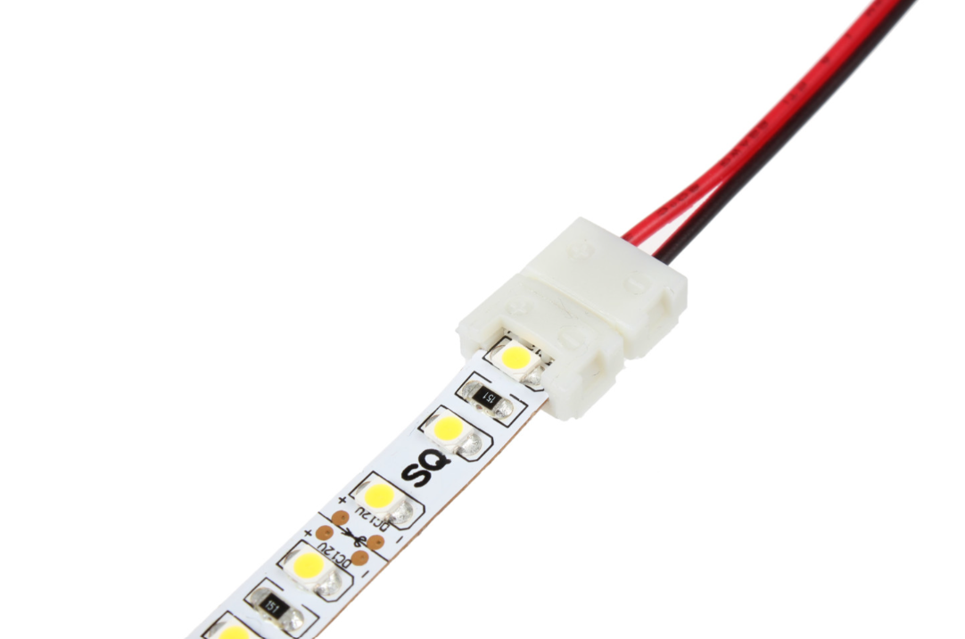 T-LED Přípojka pro LED pásek s kabelem Délka: 8mm