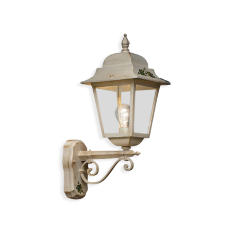 Ferroluce Venkovní nástěnné retro svítidlo GORIZIA up, v. 53 cm, 1xE27, IP43
