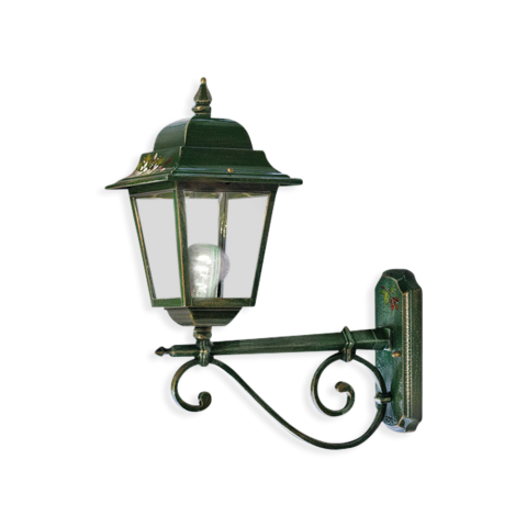 Ferroluce Venkovní nástěnné retro svítidlo GORIZIA up, v. 55 cm, 1xE27, IP43