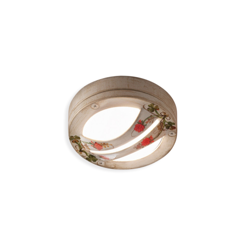 Ferroluce Venkovní stropní svítidlo BRINDISI, ∅ 14,5 cm, 1xG9, IP44