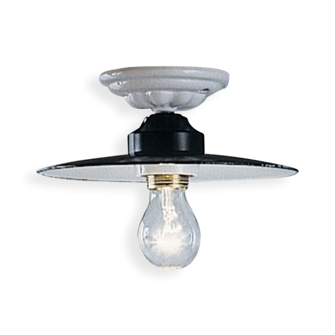 Ferroluce Stropní retro svítidlo POTENZA, ∅ 25 cm, 1xE27