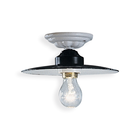 Ferroluce Stropní retro svítidlo POTENZA, ∅ 30 cm, 1xE27