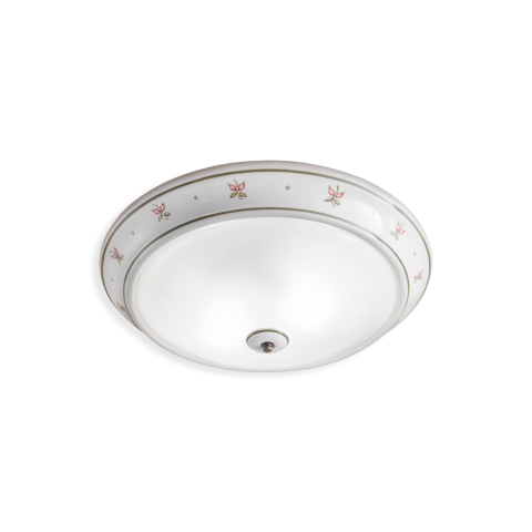 Ferroluce Stropní retro svítidlo CAPUA, ∅ 44 cm, 1xE27
