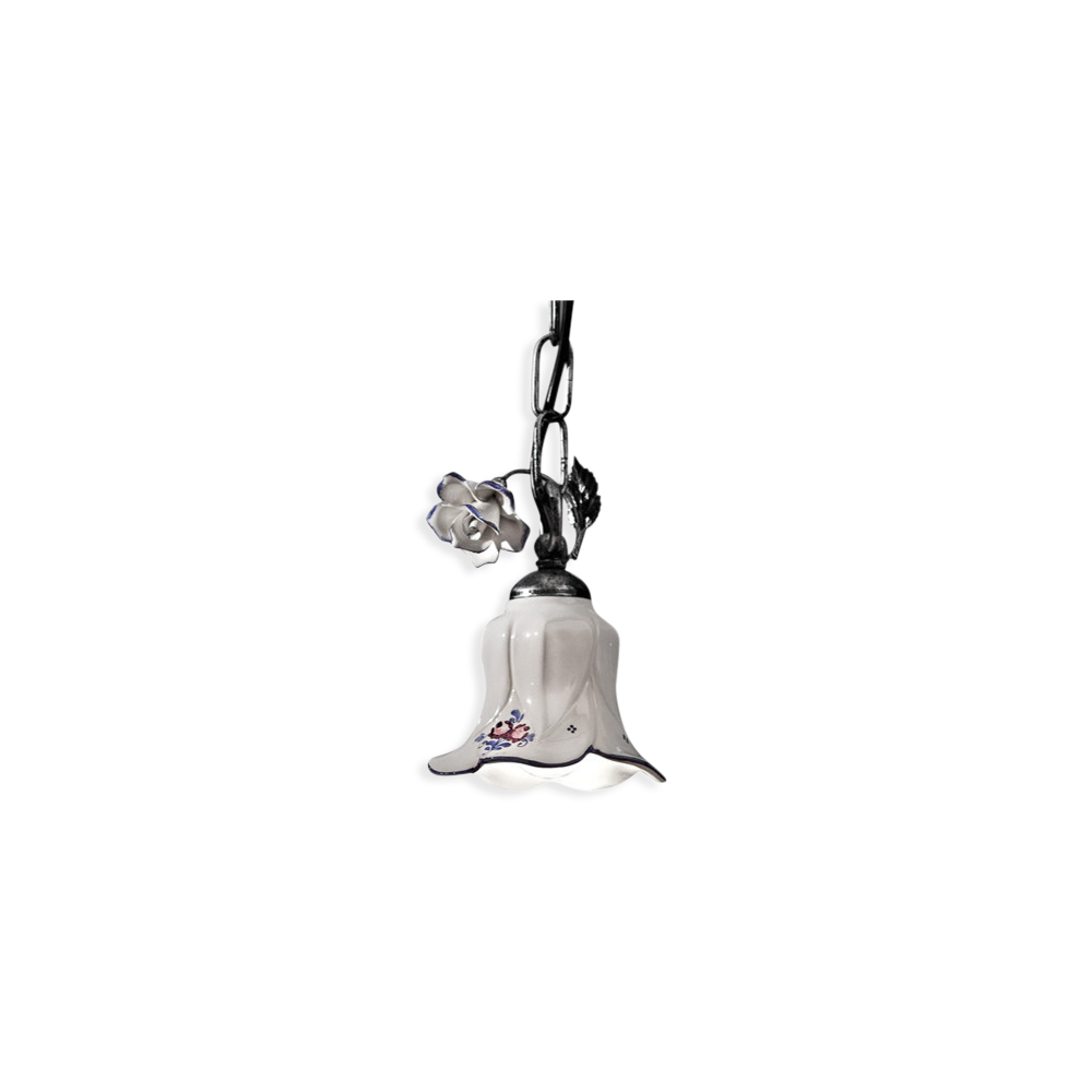 Levně Ferroluce Závěsné vintage svítidlo PISA, ∅ 12 cm, 1xE14