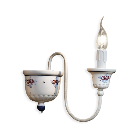 Ferroluce Nástěnné retro svítidlo SANREMO, v. 21 cm, 1xE14